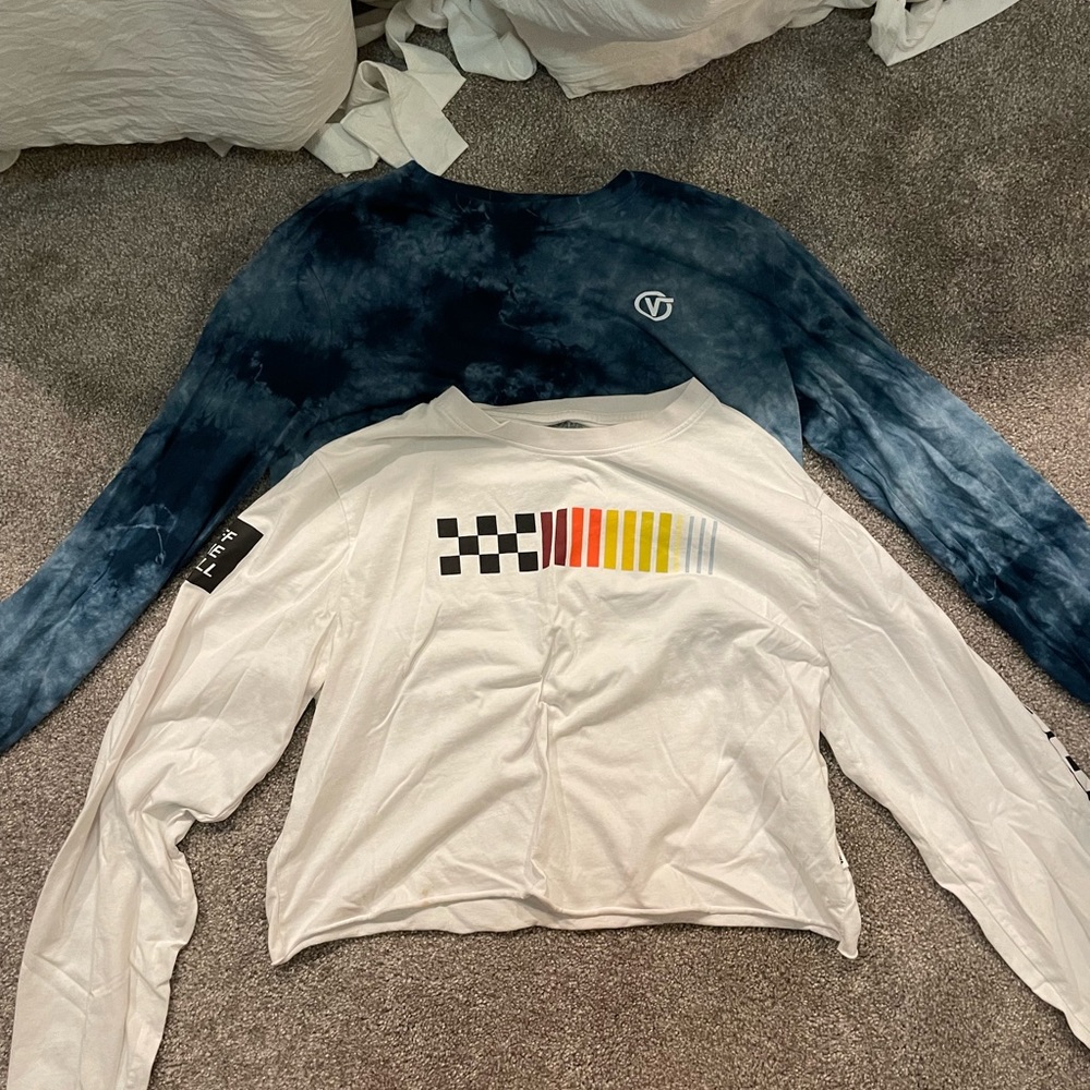 Bundle Vans Graphic long sleeve crop